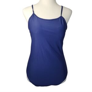 OMKAGI 1PC Blue Swimsuit LARGE Removable Pads Coquette Girl Beachwear Pool NWT